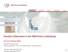 Tablet Screenshot of hno.ag